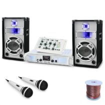 DJ PA sada Polar fox 2 x reproduktor + 1 x zosilňovač + 1 x mixážny pult + 2 x mikrofón Electronic-S...