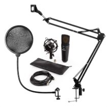 MIC-920B, USB mikrofónová sada V4, čierna, kondenzátorový mikrofón, mikrofónové rameno, pop filter A...