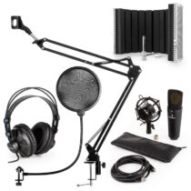 MIC-920B USB mikrofónová sada V5 slúchadlá, mikrofón, mikrofónové rameno , pop filter, mikrofónový p...