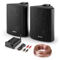 Bluetooth Play BK, PA HiFi set, dva reproduktory, mini zosilňovač s bluetooth, kábel Skytec