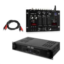 SPL400 PA zosilňovač + mixážny pult Resident DJ 22 BT 2CH Skytec