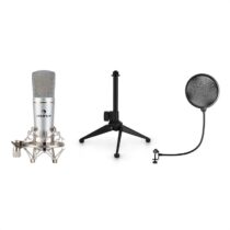 MIC-920 USB mikrofónová sada V1 + kondenzátorový mikrofón + statív + pop filter Auna