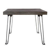Odkladací stolík Paulownia sivé drevo, 54 x 28 cm