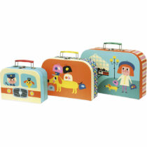 VILAC Detský set 3 kufríkov drevený